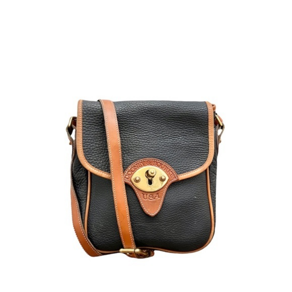 Dooney & Bourke Cavalry‎ Scout Vintage 1980’s Timeless Navy Blue Crossbody Bag